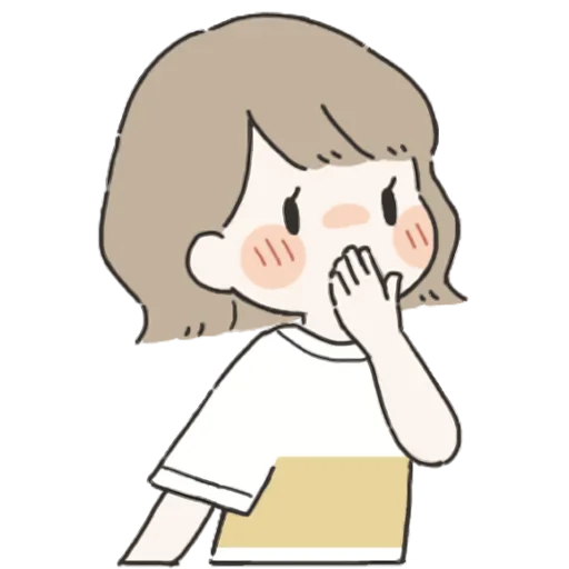 🙊 Стикер «Я всегда рядом (тян)» для Telegram