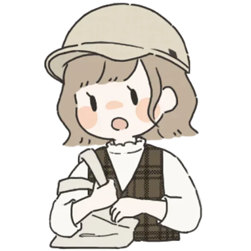 😳 Стикер «Я всегда рядом (тян)» для Telegram