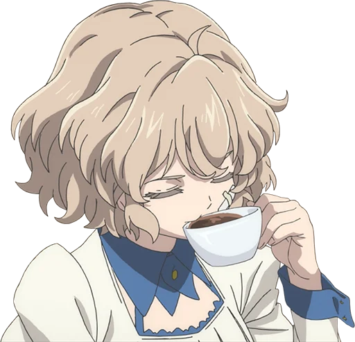 ☕️ Стикер «Kyokou Suiri (Iwanaga Kotoko)» для Telegram