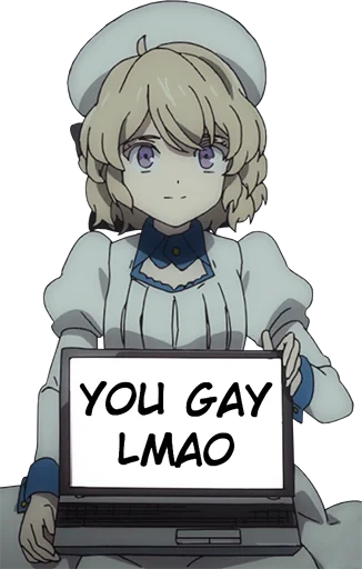 🏳️‍🌈 Стикер «Kyokou Suiri (Iwanaga Kotoko)» для Telegram