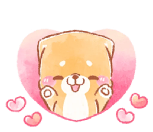 Стикерпак iyashibainu для Telegram