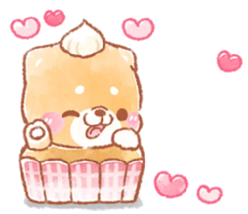 ❤️ Стикер «iyashibainu» для Telegram