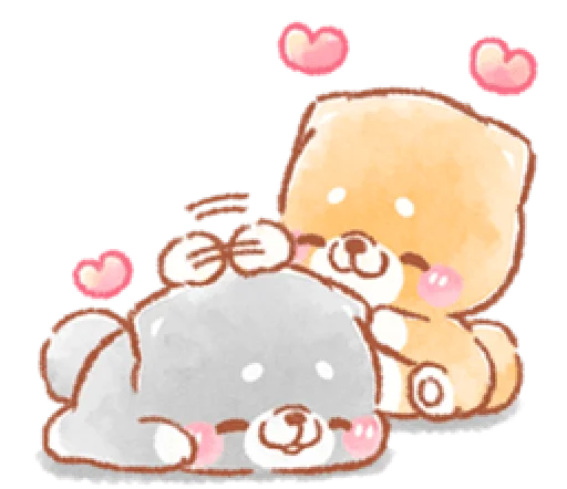 ❤️ Стикер «iyashibainu» для Telegram