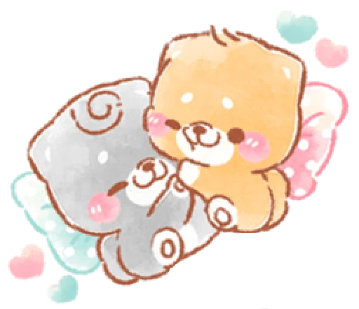 ❤️ Стикер «iyashibainu» для Telegram