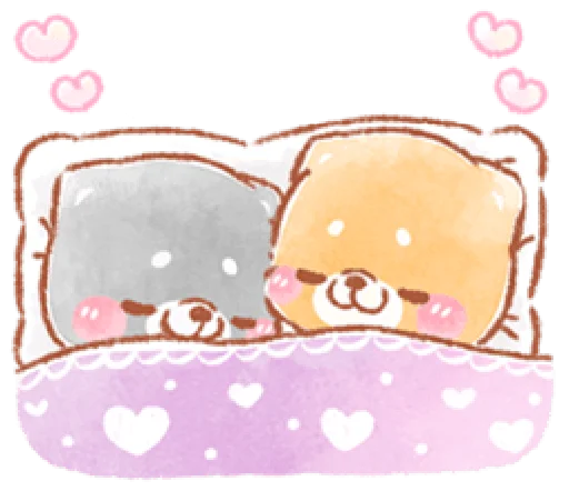 ❤️ Стикер «iyashibainu» для Telegram