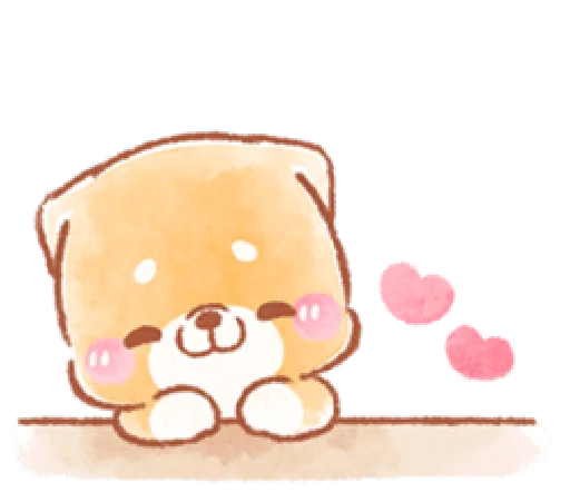 ❤️ Стикер «iyashibainu» для Telegram