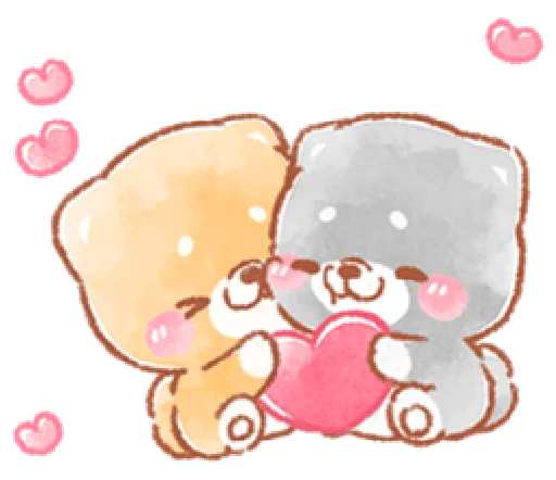 ❤️ Стикер «iyashibainu» для Telegram
