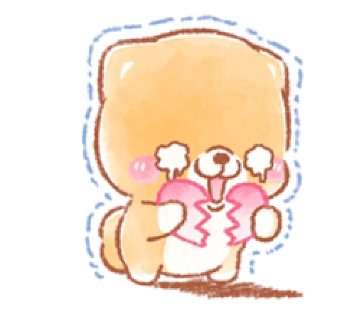 💔 Стикер «iyashibainu» для Telegram