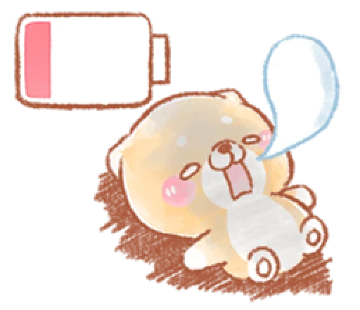 🥴 Стикер «iyashibainu» для Telegram