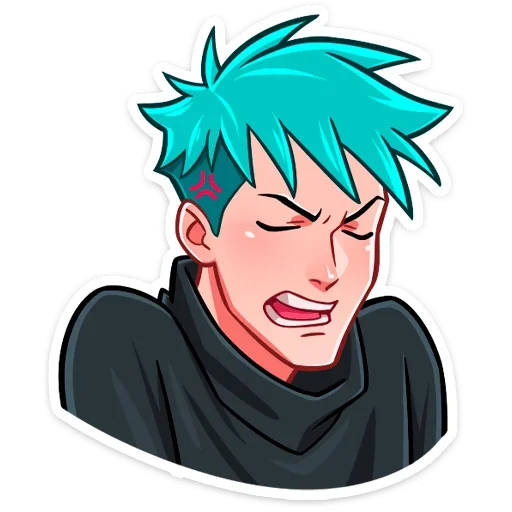 😬 Стикер «Ниндзя Изаму» для Telegram