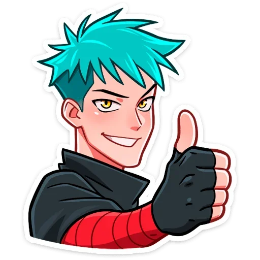 👍 Стикер «Ниндзя Изаму» для Telegram