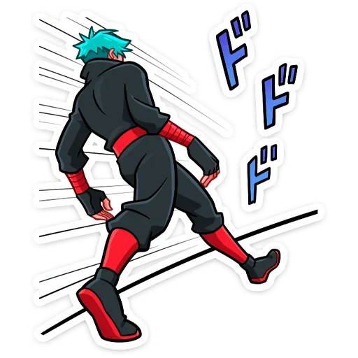 🏃‍♂️ Стикер «Ниндзя Изаму» для Telegram