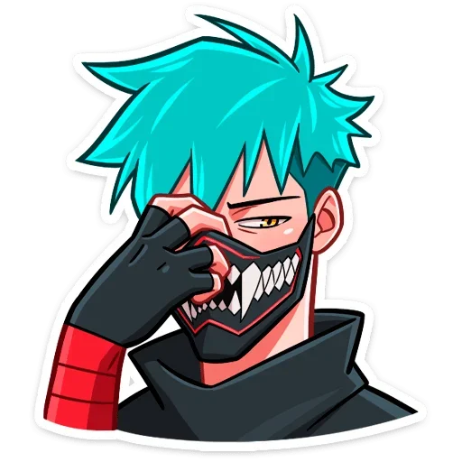 😷 Стикер «Ниндзя Изаму» для Telegram