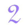 💜 Эмодзи «Фиолетовые буквы, иконки астрологии» для Telegram