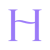 💜 Эмодзи «Фиолетовые буквы, иконки астрологии» для Telegram