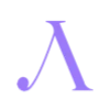 💜 Эмодзи «Фиолетовые буквы, иконки астрологии» для Telegram