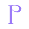💜 Эмодзи «Фиолетовые буквы, иконки астрологии» для Telegram