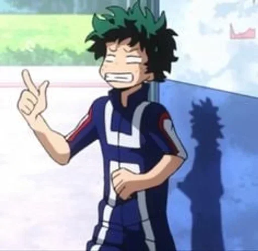 🥦 Стикер «‌Izuku Midoriya (Deku)» для Telegram