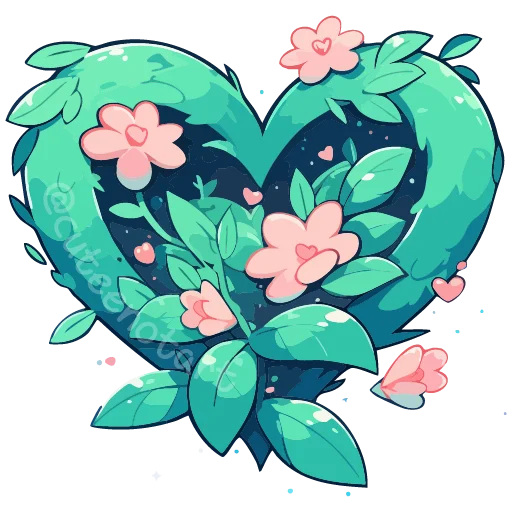💚 Стикер «Изумрудный микс» для Telegram