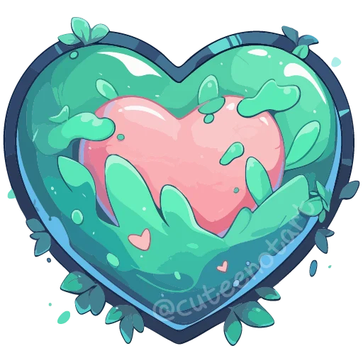 💚 Стикер «Изумрудный микс» для Telegram