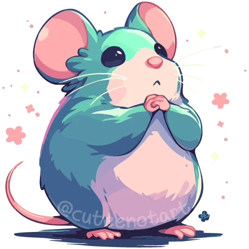 🐭 Стикер «Изумрудный микс» для Telegram