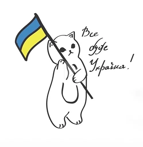 🇺🇦 Стикер «разве не мило?» для Telegram