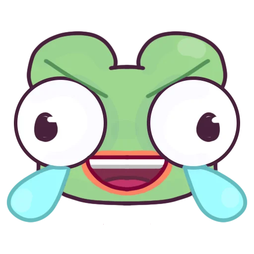 😂 Стикер «Жабка Мэл» для Telegram