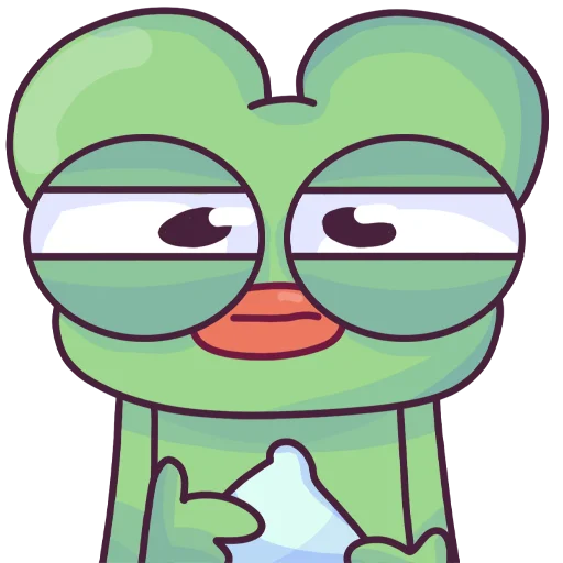 😴 Стикер «Жабка Мэл» для Telegram