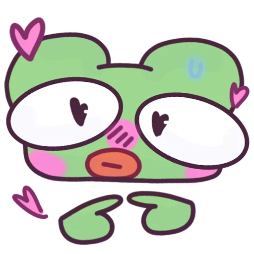 🥰 Стикер «Жабка Мэл» для Telegram