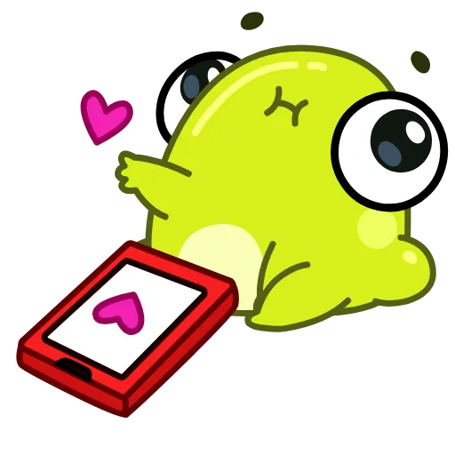 ❤️ Стикер «Жабки» для Telegram