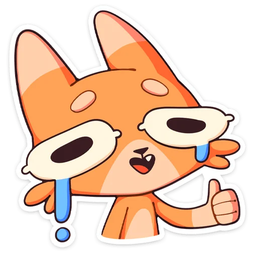 😭 Стикер «Джек 2.0. Глаза-лимоны» для Telegram