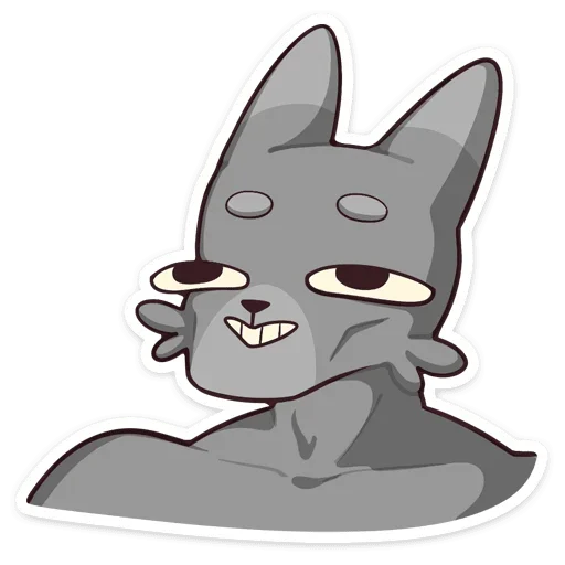 😁 Стикер «Шакалёнок Джек 2 без надписей» для Telegram