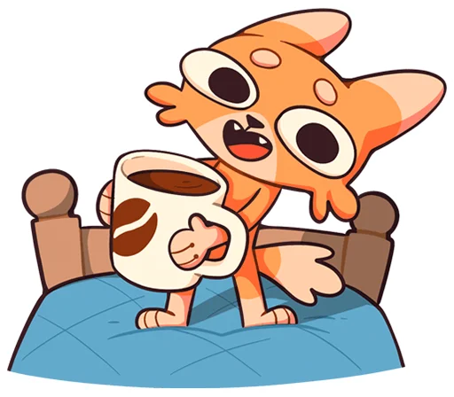 😴 Стикер «Шакалёнок Джек 2 без надписей» для Telegram