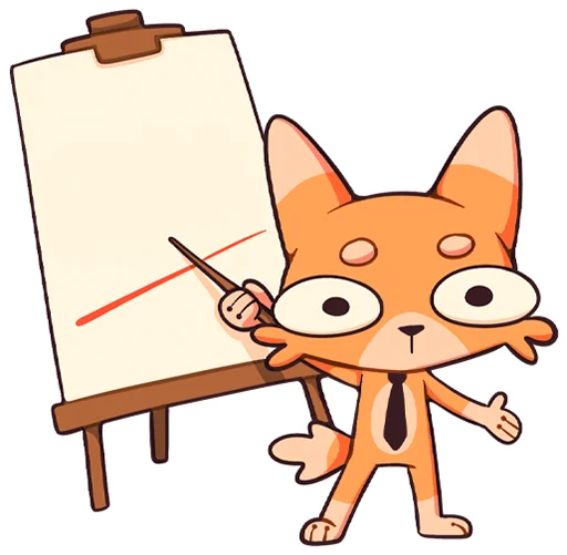 ☝ Стикер «Шакалёнок Джек 2 без надписей» для Telegram