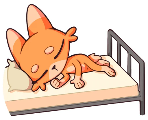 😴 Стикер «Шакалёнок Джек 2 без надписей» для Telegram