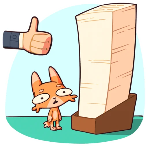 👍 Стикер «Шакалёнок Джек 2 без надписей» для Telegram