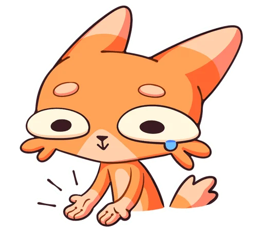 😭 Стикер «Шакалёнок Джек 2 без надписей» для Telegram