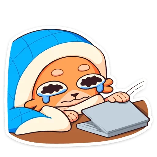 😭 Стикер «Шакалёнок Джек 2 без надписей» для Telegram