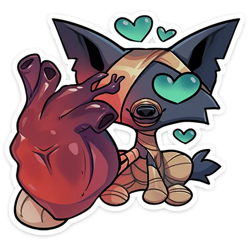 ❤️ Стикер «Шакальчик» для Telegram