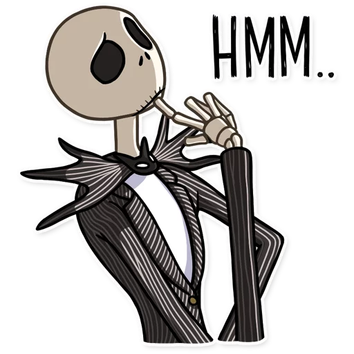 🤔 Стикер «The Nightmare Before Christmas» для Telegram