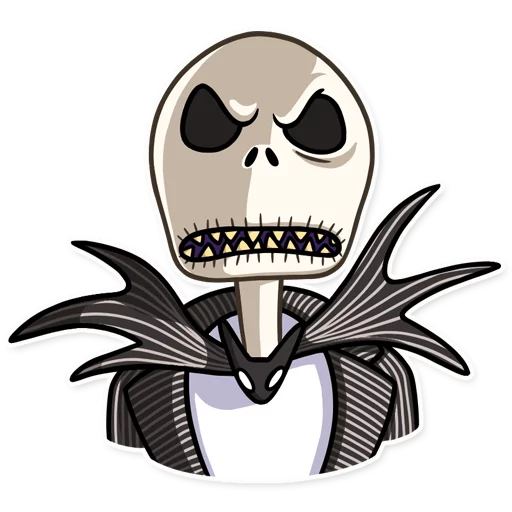 😡 Стикер «The Nightmare Before Christmas» для Telegram