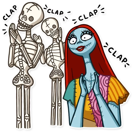 👏 Стикер «The Nightmare Before Christmas» для Telegram