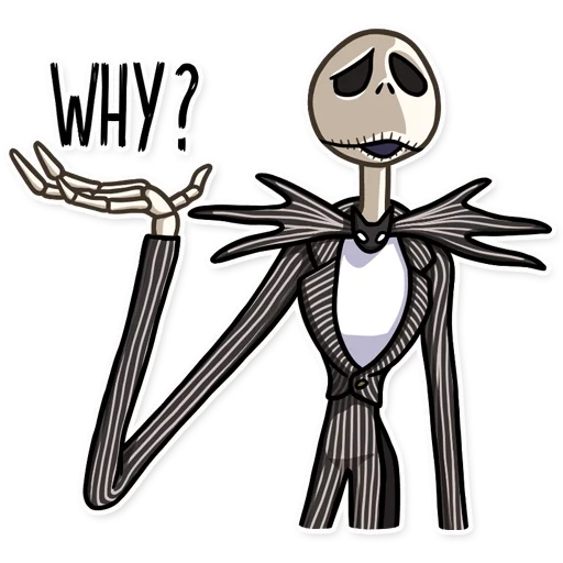 😩 Стикер «The Nightmare Before Christmas» для Telegram