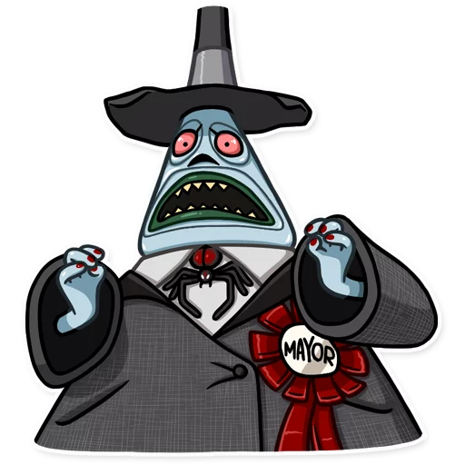 😨 Стикер «The Nightmare Before Christmas» для Telegram