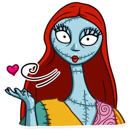 😘 Стикер «The Nightmare Before Christmas» для Telegram