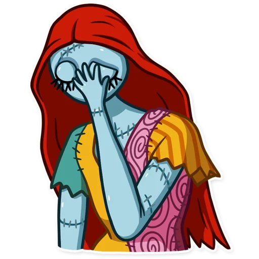 🤦‍♀️ Стикер «The Nightmare Before Christmas» для Telegram