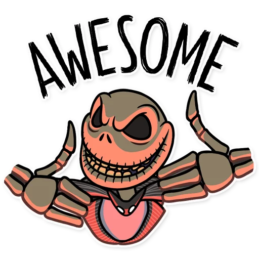 👍 Стикер «The Nightmare Before Christmas» для Telegram