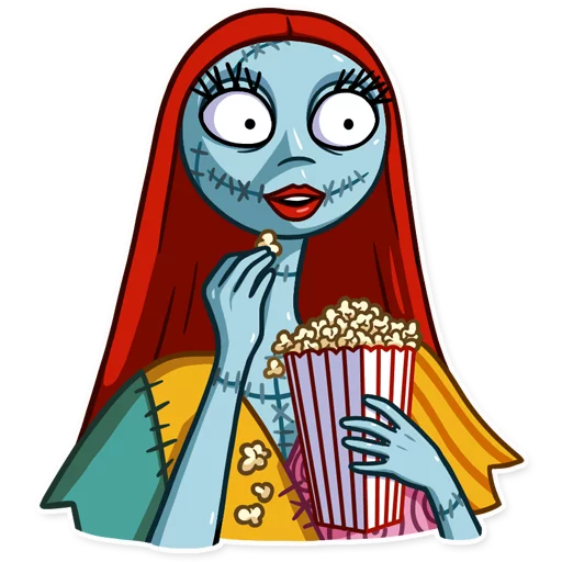 🍿 Стикер «The Nightmare Before Christmas» для Telegram