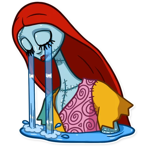 😭 Стикер «The Nightmare Before Christmas» для Telegram