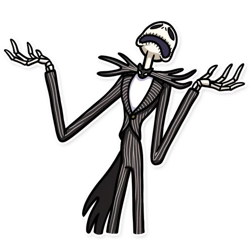 👐 Стикер «The Nightmare Before Christmas» для Telegram